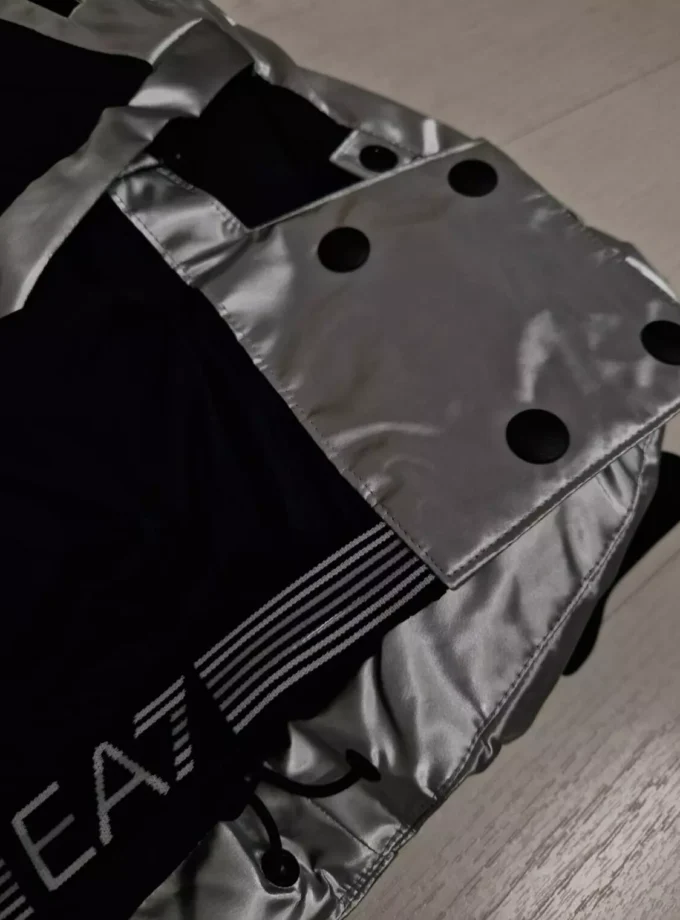 EA7 SCI EMPORIO ARMANI ITALIA GIACCA BOMBER SILVER SKI DONNA 6DTG14 TNICZ 1936