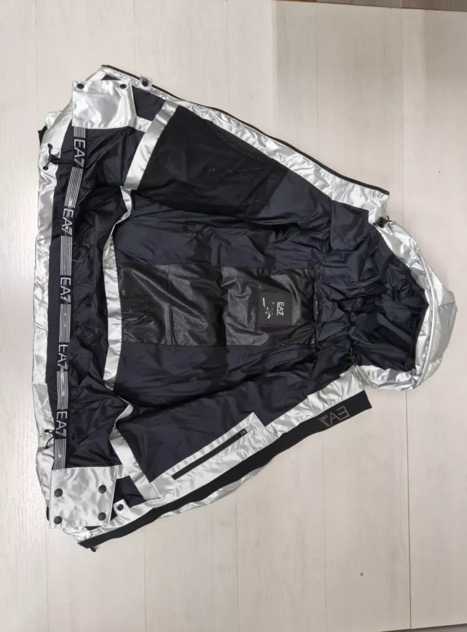 EA7 SCI EMPORIO ARMANI ITALIA GIACCA BOMBER SILVER SKI DONNA 6DTG14 TNICZ 1936