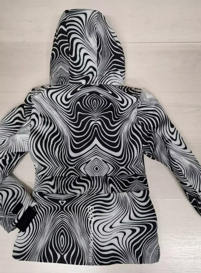 EA7 SCI EMPORIO ARMANI ITALIA GIACCA BOMBER ZEBRA SKI DONNA 6DTG04 TN8HZ 2114