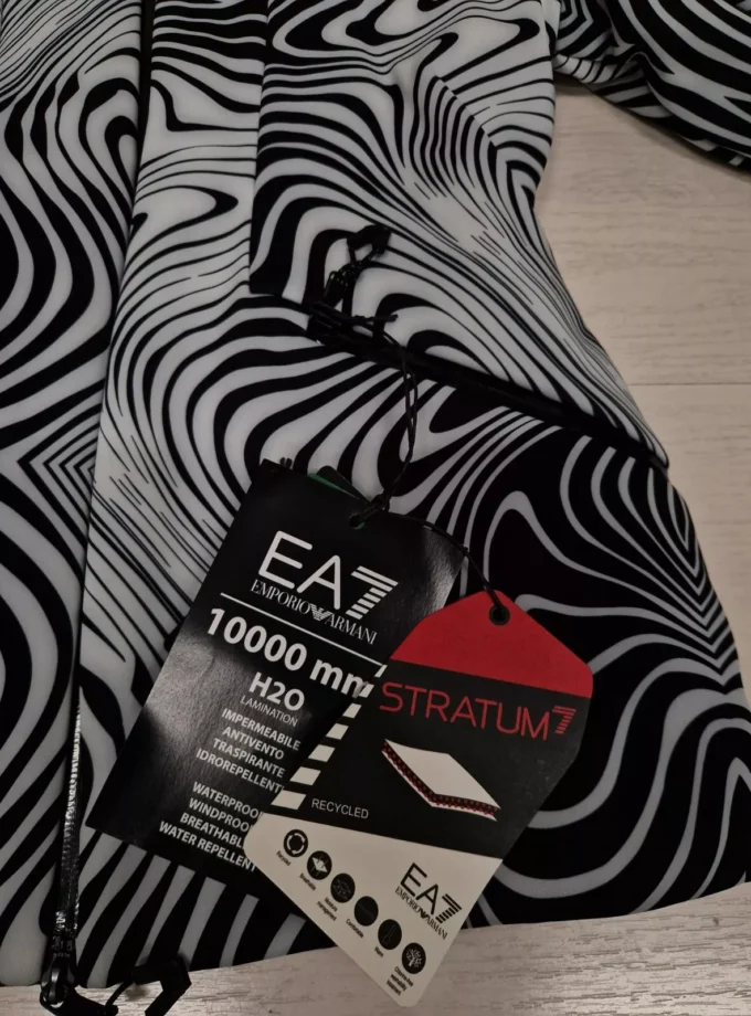 EA7 SCI EMPORIO ARMANI ITALIA GIACCA BOMBER ZEBRA SKI DONNA 6DTG04 TN8HZ 2114