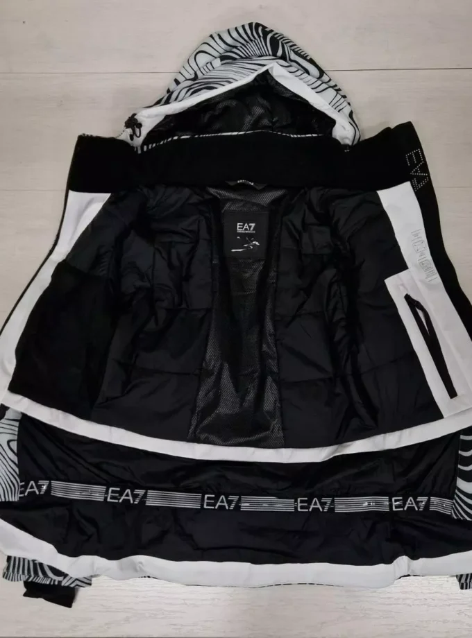 EA7 SCI EMPORIO ARMANI ITALIA GIACCA BOMBER ZEBRA SKI DONNA 6DTG04 TN8HZ 2114