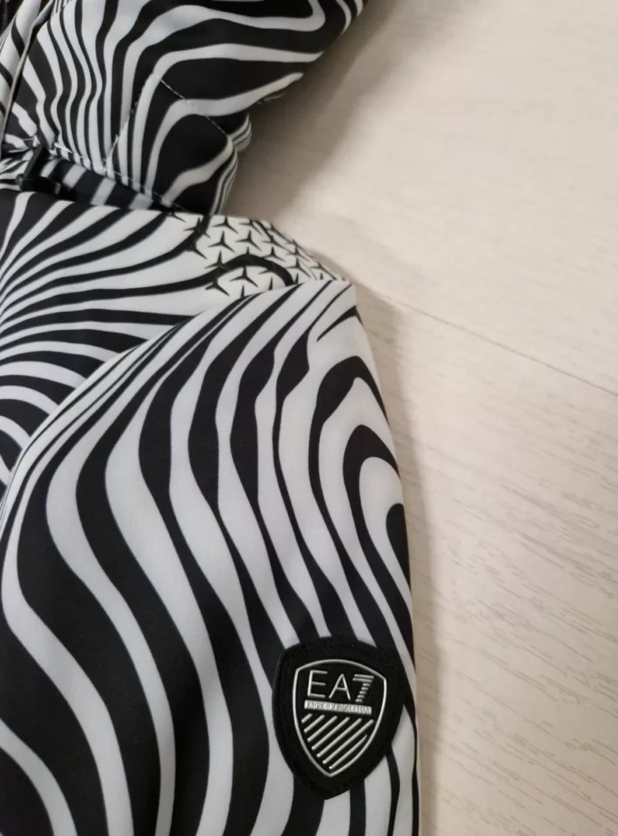EA7 SCI EMPORIO ARMANI ITALIA GIACCA BOMBER ZEBRA SKI DONNA 6DTG04 TN8HZ 2114