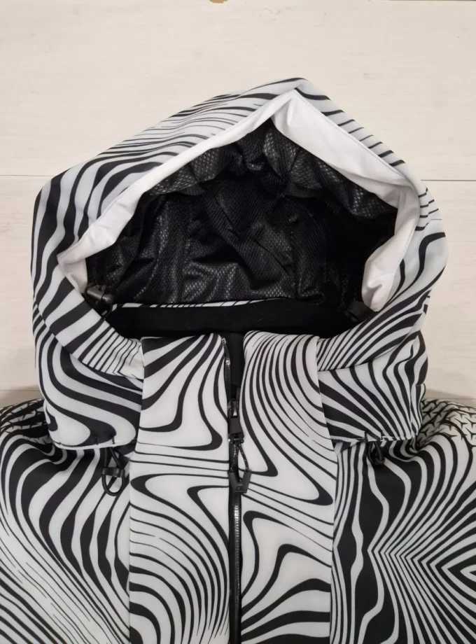 EA7 SCI EMPORIO ARMANI ITALIA GIACCA BOMBER ZEBRA SKI DONNA 6DTG04 TN8HZ 2114