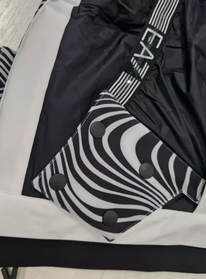 EA7 SCI EMPORIO ARMANI ITALIA GIACCA BOMBER ZEBRA SKI DONNA 6DTG04 TN8HZ 2114