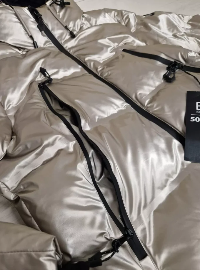 EA7 SCI EMPORIO ARMANI ITALIA GIACCA BOMBER GOLD SKI DONNA 6DTG14 TNICZ 0699