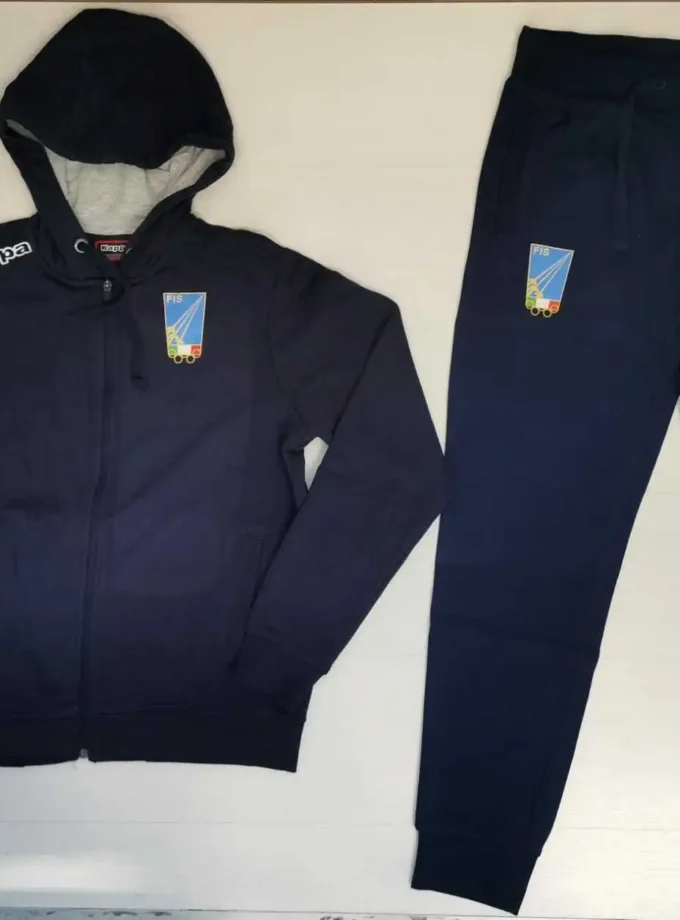 2560/117-118-119 KAPPA FIS FEDERAZIONE ITALIANA SCHERMA 2021-22 TUTA COTONE WESC