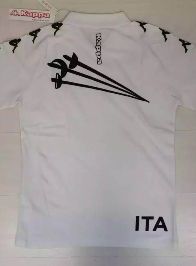 2560/121-122-123 KAPPA FIS FEDERAZIONE ITALIANA SCHERMA 2021-22 POLO CALDES