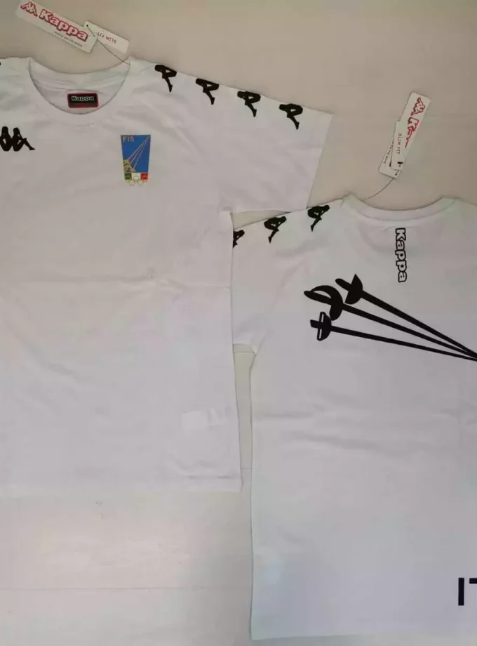 2560/124-125-126 KAPPA FIS FEDERAZIONE ITALIANA SCHERMA 2021-22 T-SHIRT ANCONE