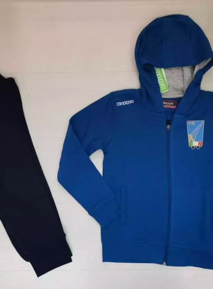 MN 68/69/70 KAPPA FIS FEDERAZIONE ITALIANA SCHERMA 2021-22 TUTA BAMBINO COTONE