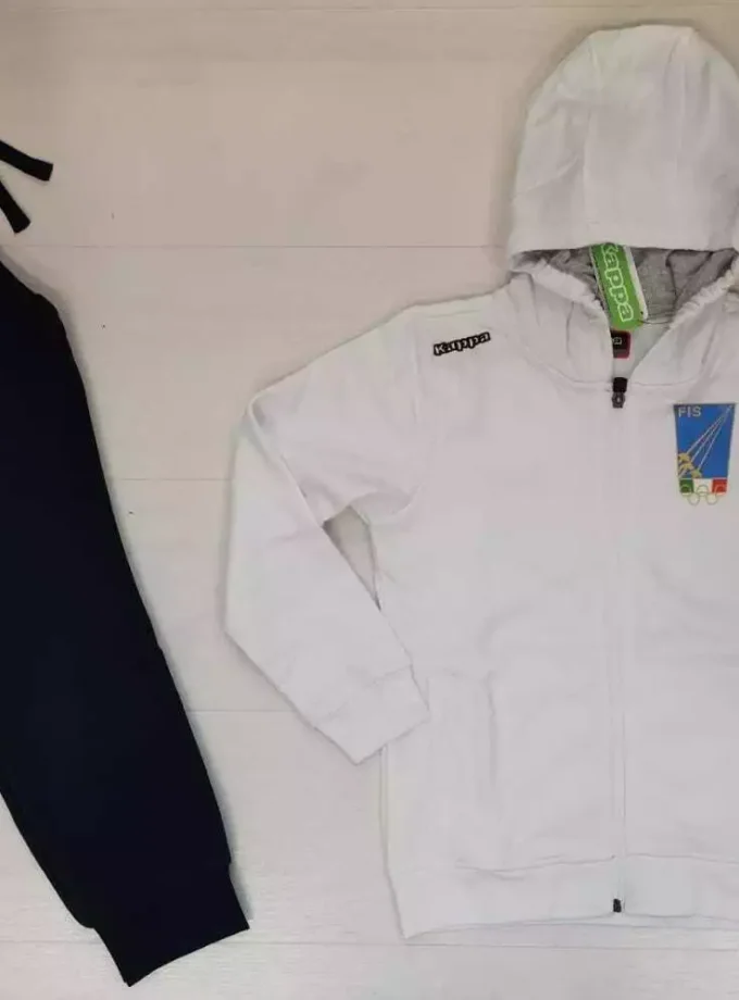 MN 68/69/70 KAPPA FIS FEDERAZIONE ITALIANA SCHERMA 2021-22 TUTA BAMBINO COTONE