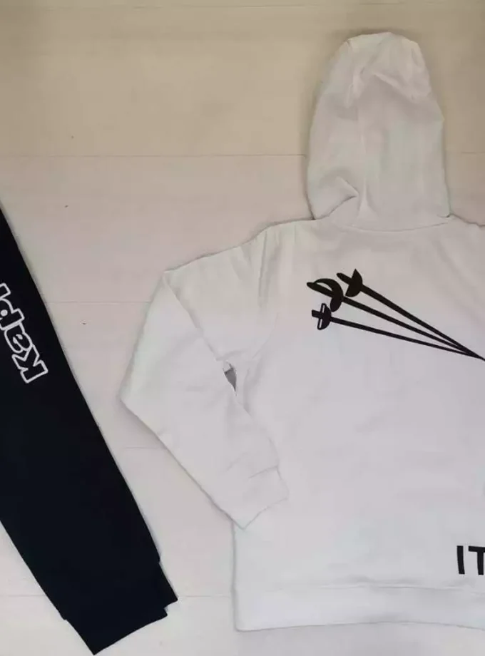 MN 68/69/70 KAPPA FIS FEDERAZIONE ITALIANA SCHERMA 2021-22 TUTA BAMBINO COTONE