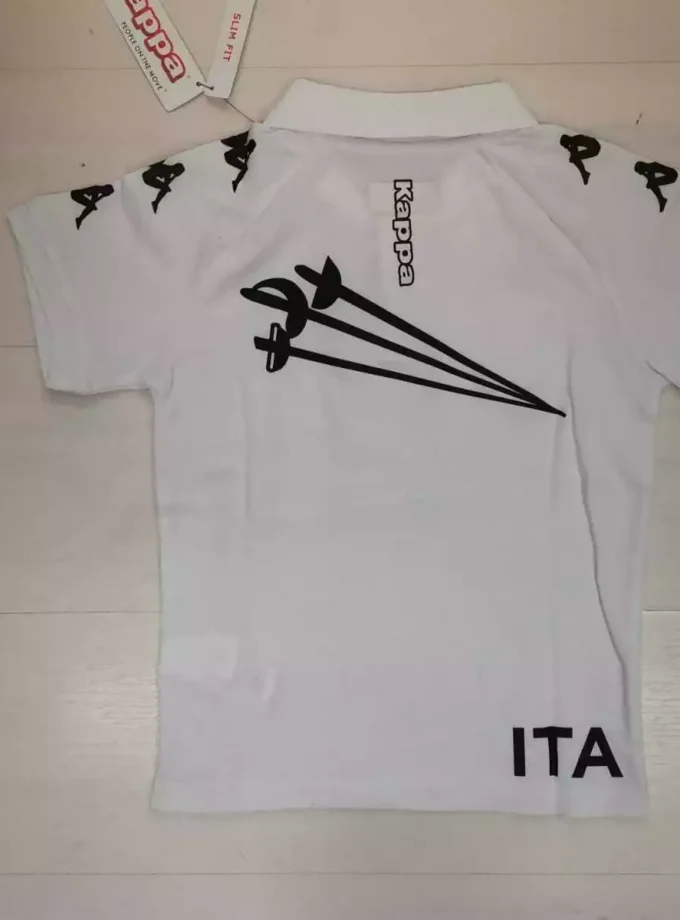 MN 65 66 67 KAPPA FIS FEDERAZIONE ITALIANA SCHERMA 21/22 POLO CALDES BAMBINO JR