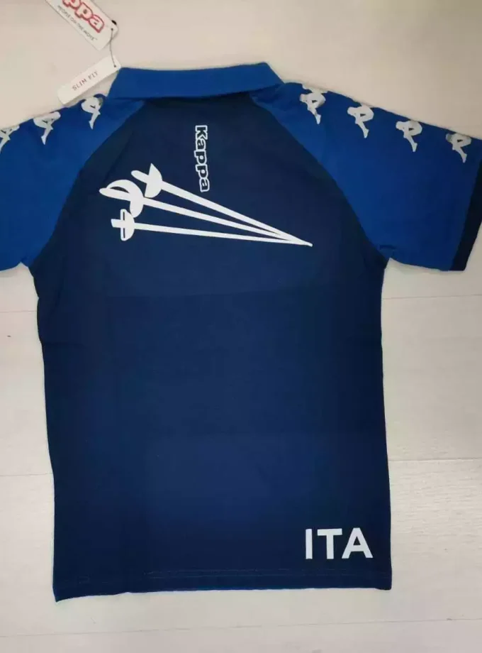 MN 65 66 67 KAPPA FIS FEDERAZIONE ITALIANA SCHERMA 21/22 POLO CALDES BAMBINO JR
