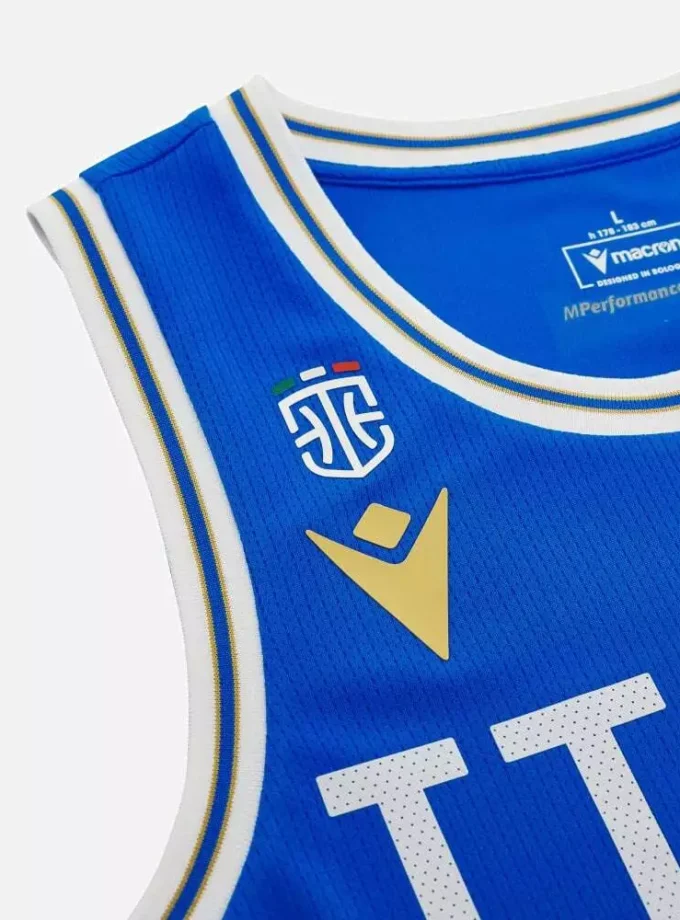 4800/361 MACRON FIP ITALIA BASKET CANOTTA GARA HOME ITALBASKET 2023