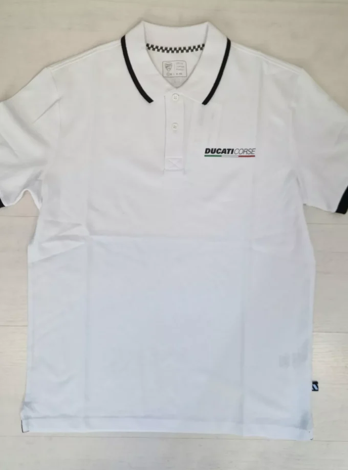 7568 DUCATI CORSE POLO UFFICIALE MOTOCICLISMO MOTO GP MAGLIA MAGLIETTA